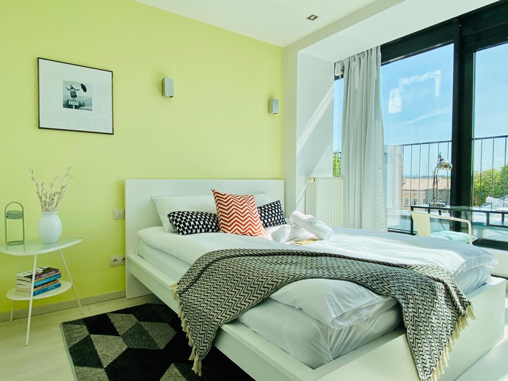 Angel Mint Apartment - Free Parking - Balcony Krakow Ngoại thất bức ảnh